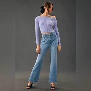 MOTHER denim Snacks! The Nutty Ankle Fray